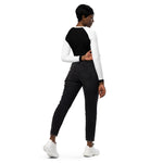 Long-sleeve crop top